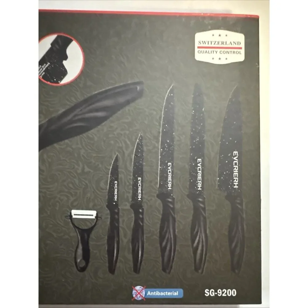 Swiss Gold Switzerland Ceramic Kitchen Knife Set Z Pro Line SG-9200 S8